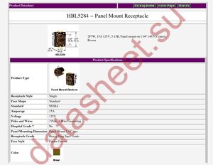 HBL5284 datasheet  